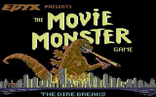 Movie Monster Game screenshot 2 for Commodore 64